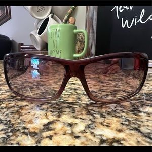 EUC Von Zipper Hitchhiker Sunglasses Dark Raspberry/Gold